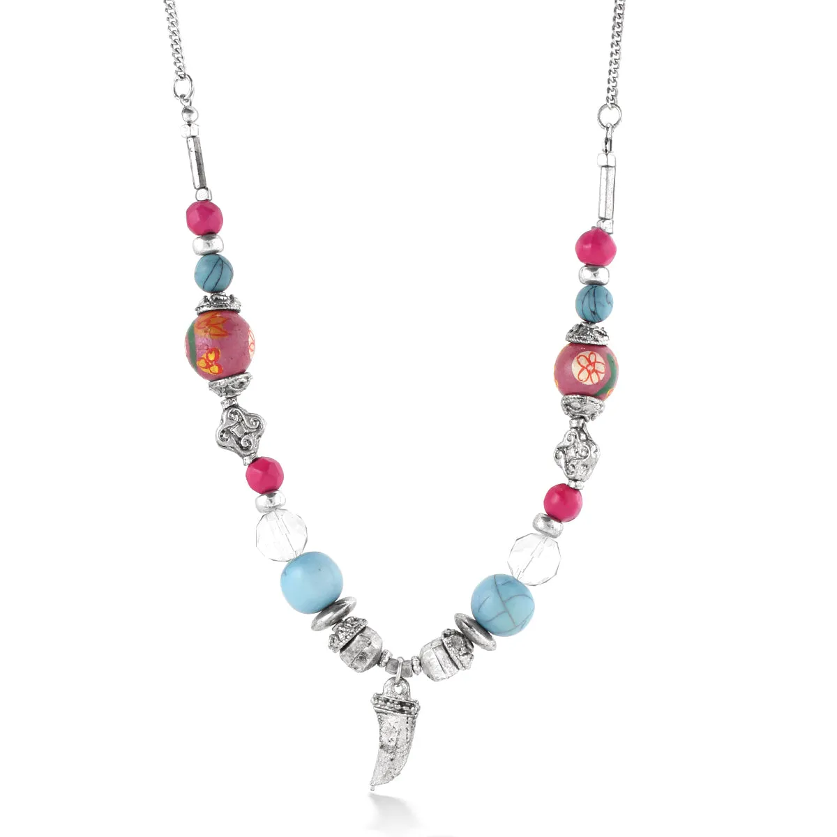 MULTI COLOR NECKLACES #KBI-NL-1204MULTI (NE16/A SEC)