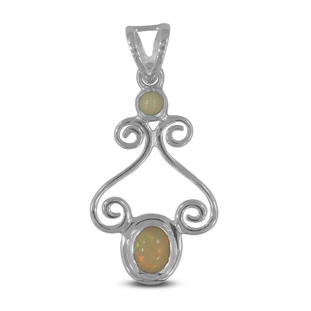 Multi Tourmaline Silver Pendants