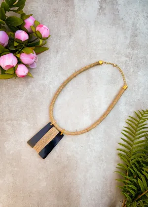 Natasha Necklace in Onyx
