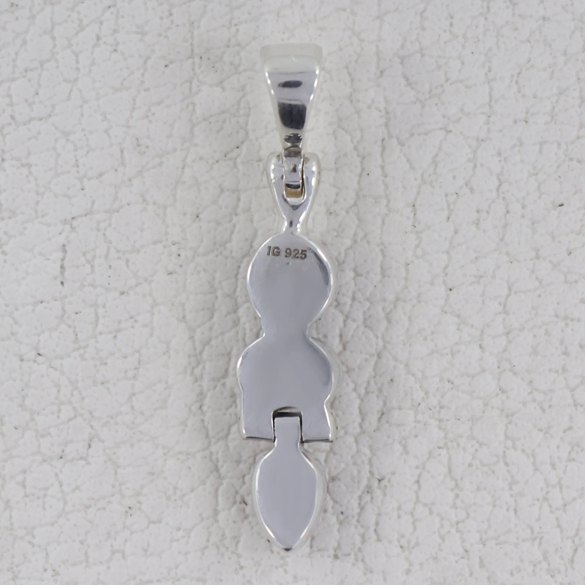 Natural Tourmaline With Multi Gemstone Silver Pendants