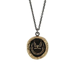 Never Look Back Necklace: Bronze