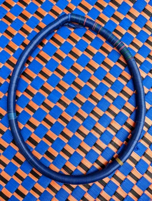 Nigerian bakelite blues necklaces