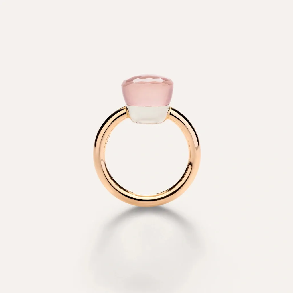Nudo 18K Rose Gold Rose Quartz Classic Ring