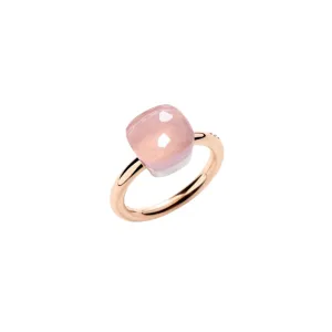Nudo 18K Rose Gold Rose Quartz Classic Ring