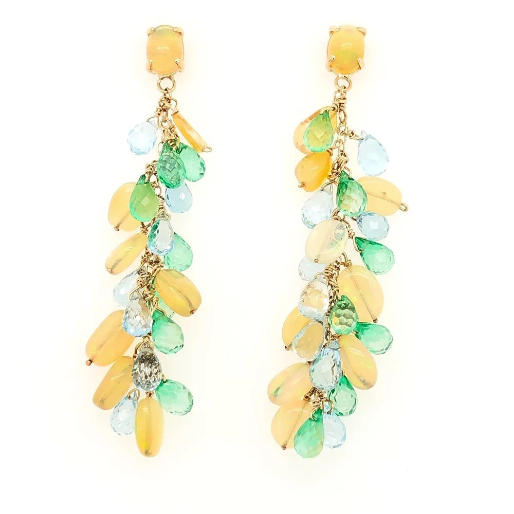 Opal Chandelier Earrings