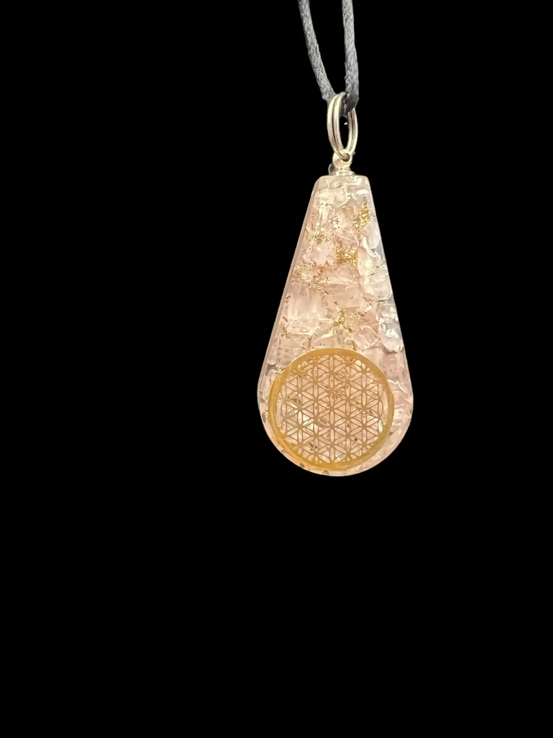 Orgonite Gemstone Pendants with Cord