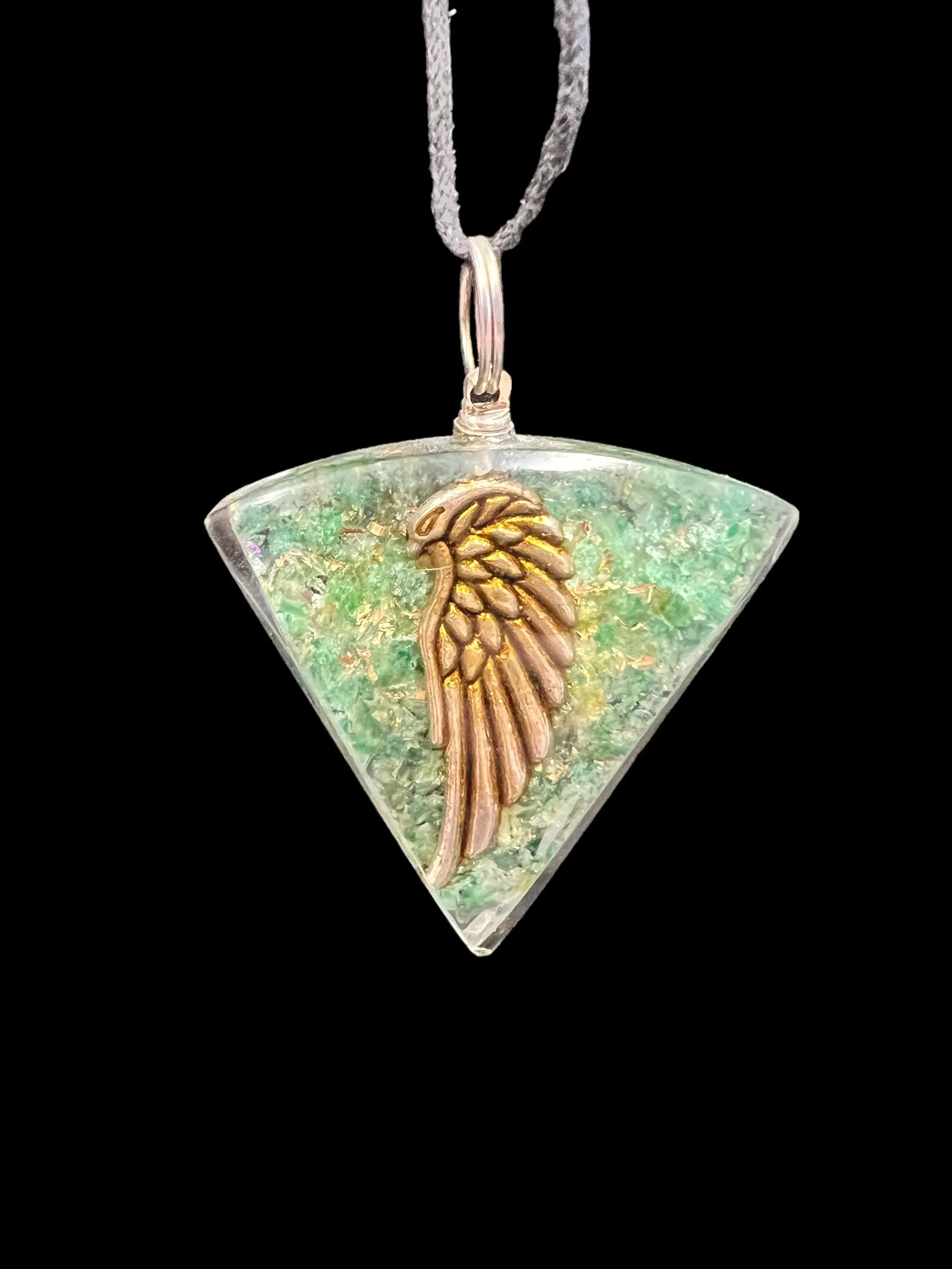 Orgonite Gemstone Pendants with Cord