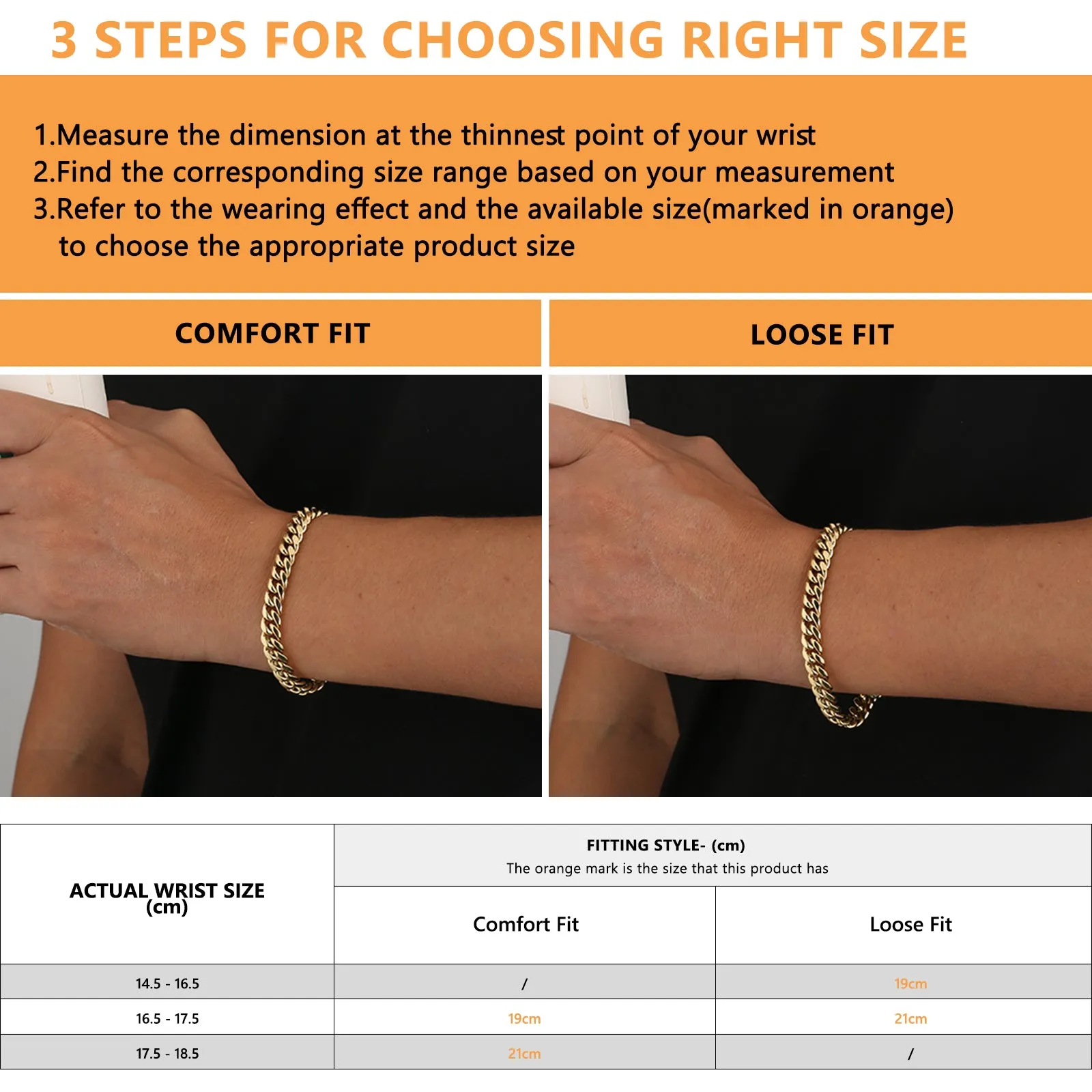 OT Toggle Clasp Stainless Steel Curb Link  Bracelet