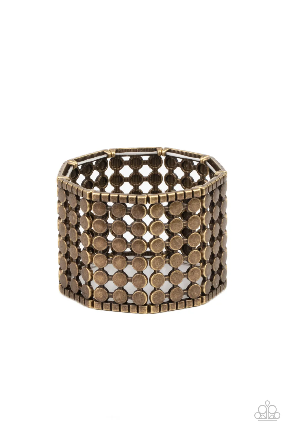 Paparazzi - Cool and CONNECTED - Brass Bracelet