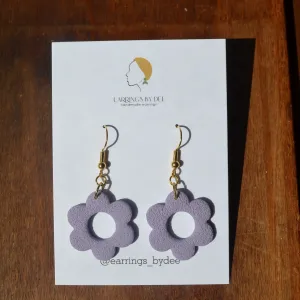 Paranoia Purple Statement Earrings