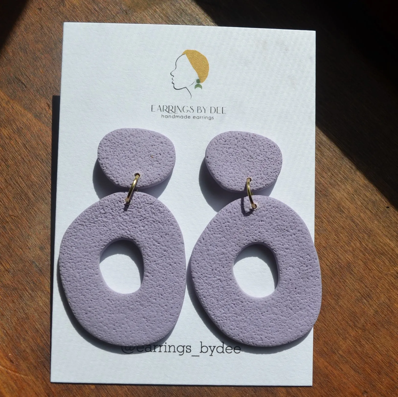 Paranoia Purple Statement Earrings