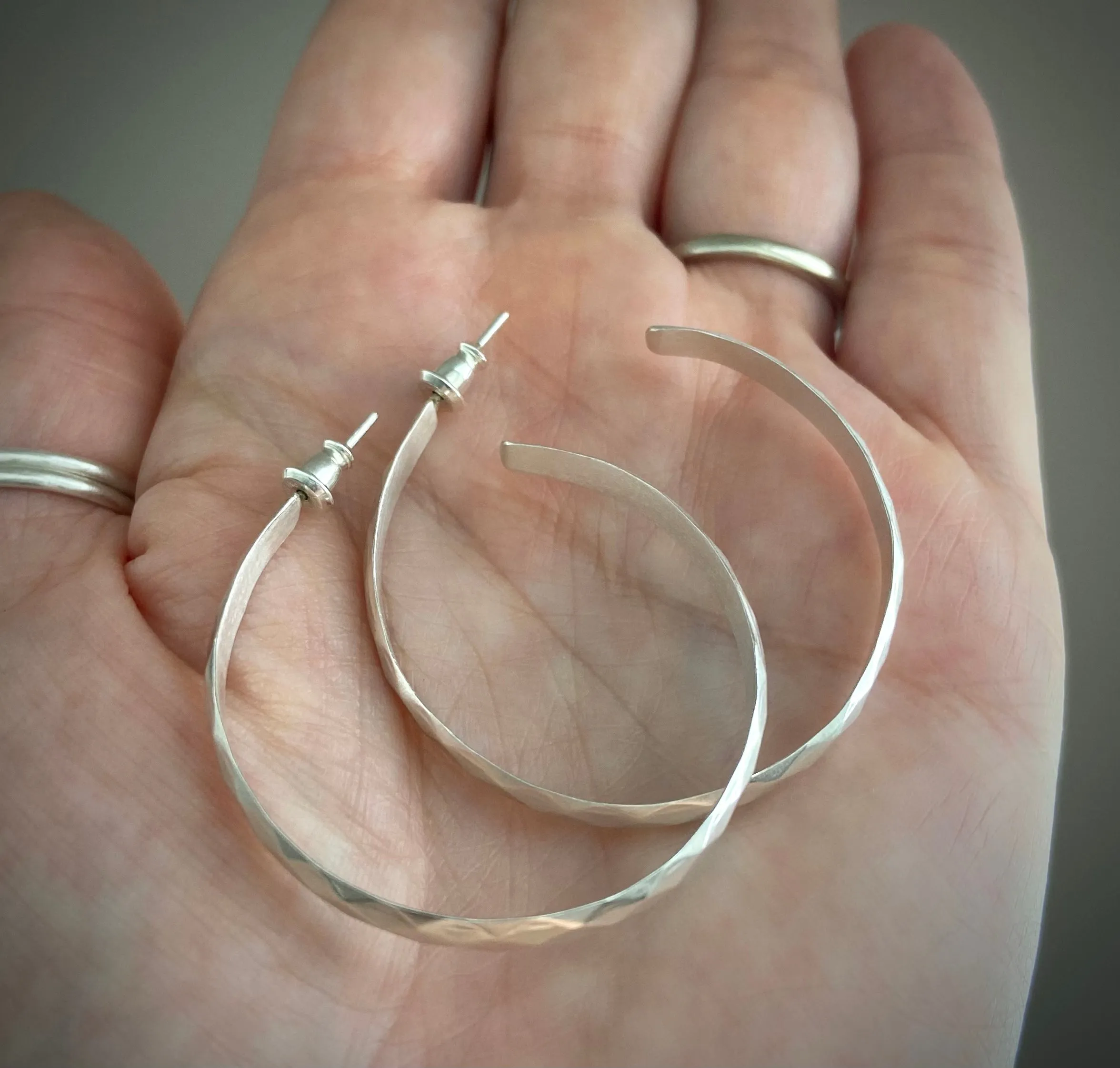 Patterned Hoops
