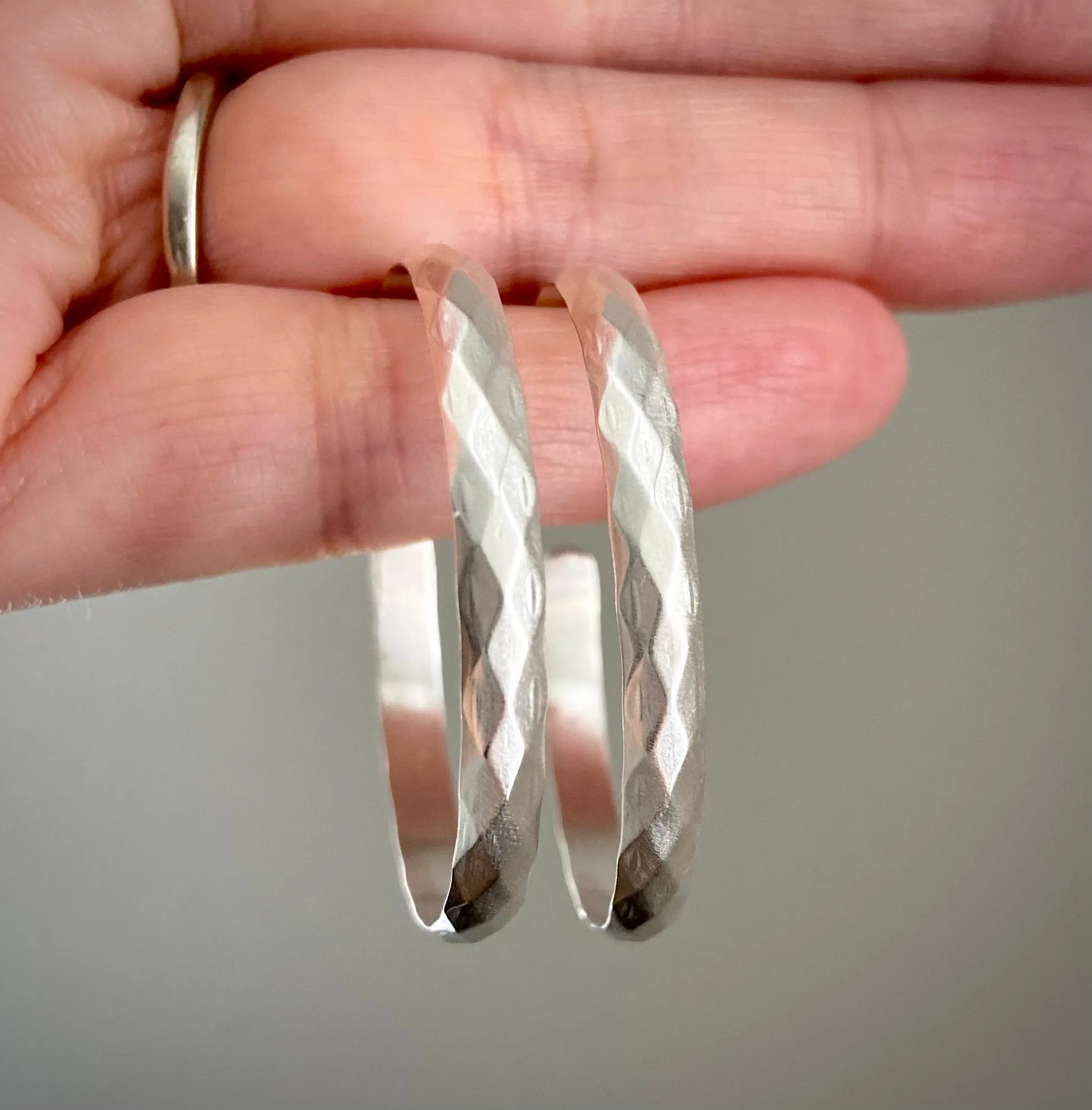 Patterned Hoops