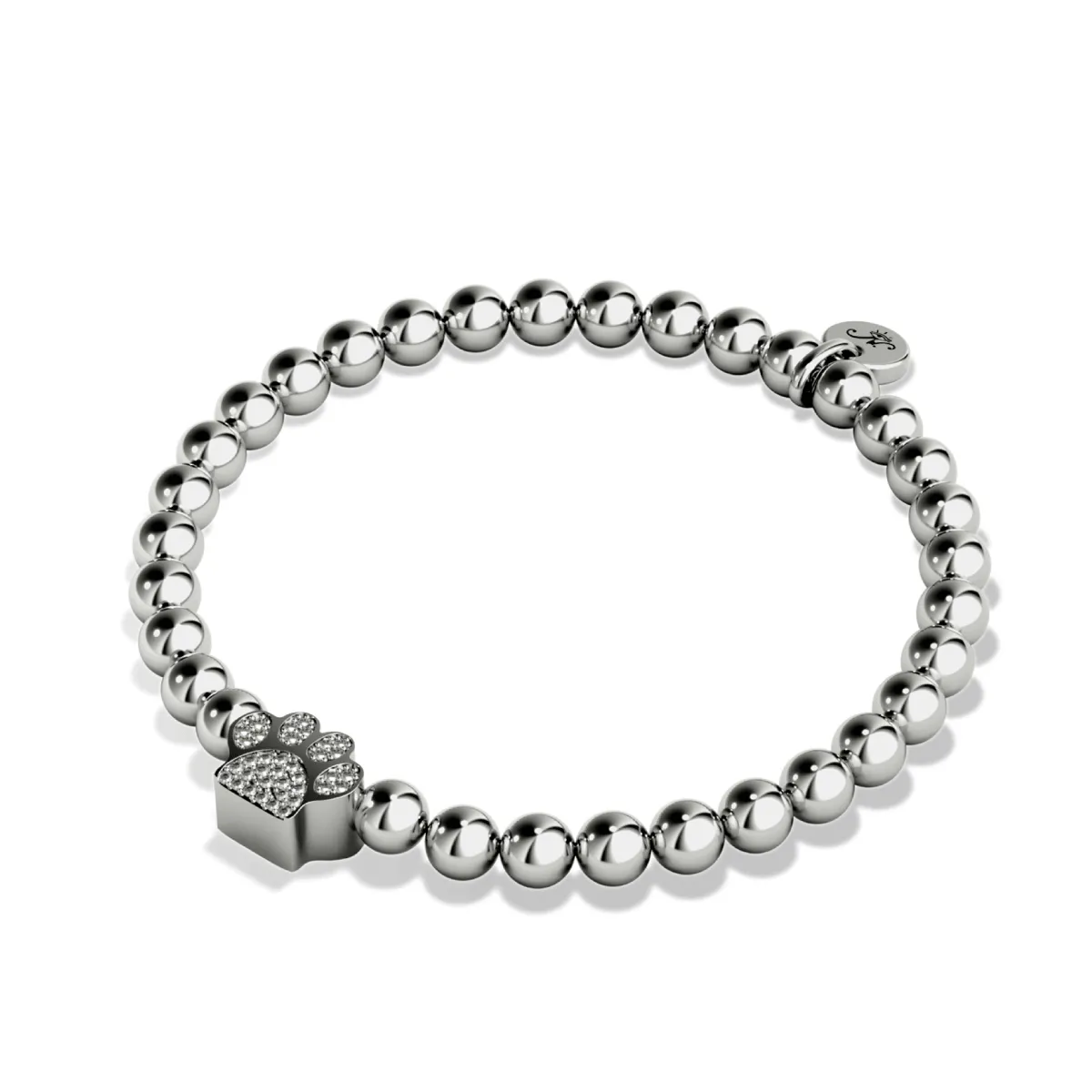 Paw | Silver | Crystal Pup Print