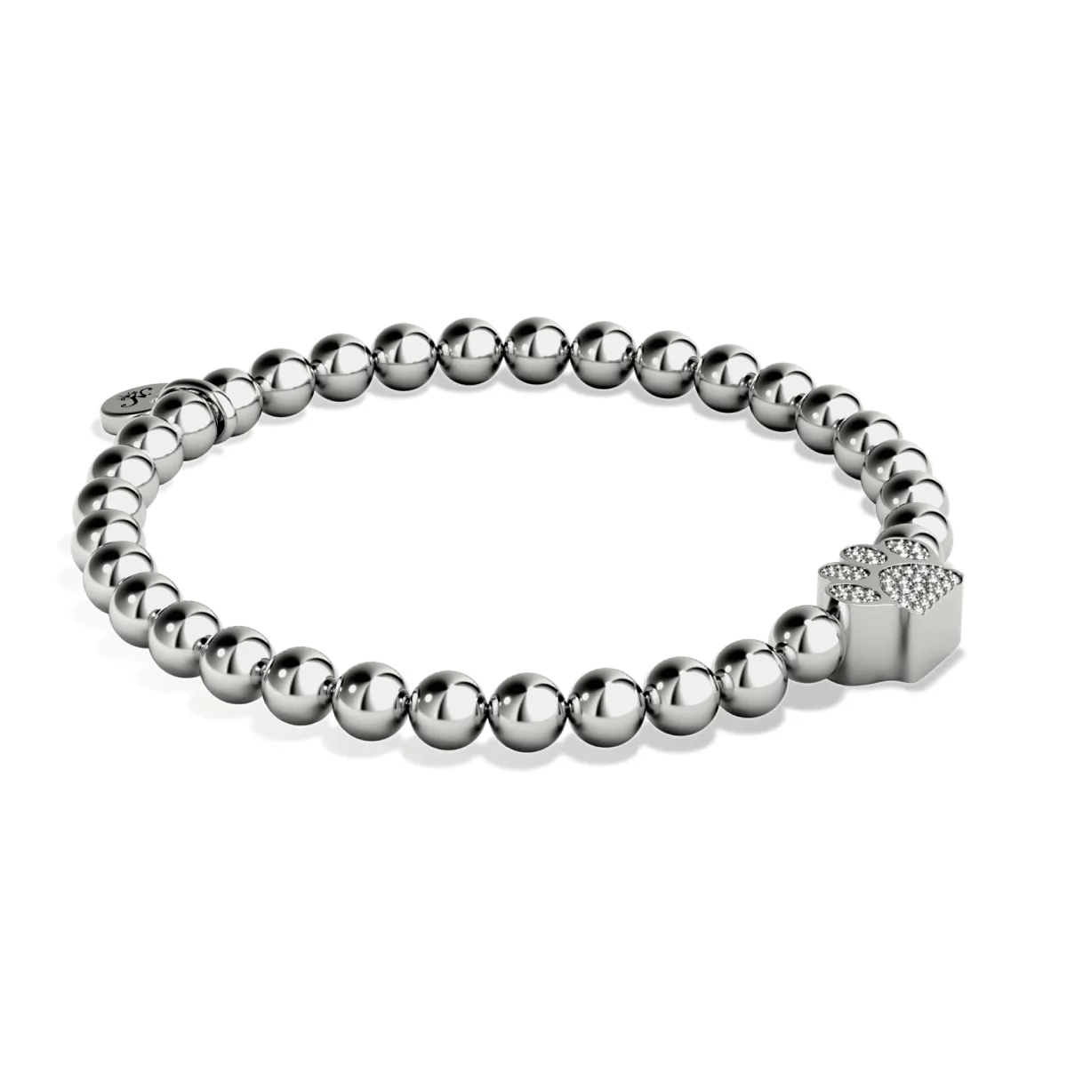 Paw | Silver | Crystal Pup Print