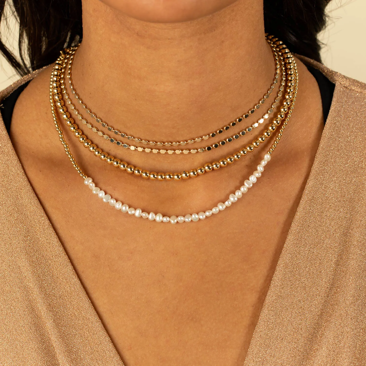 Pearl Beaded Necklace