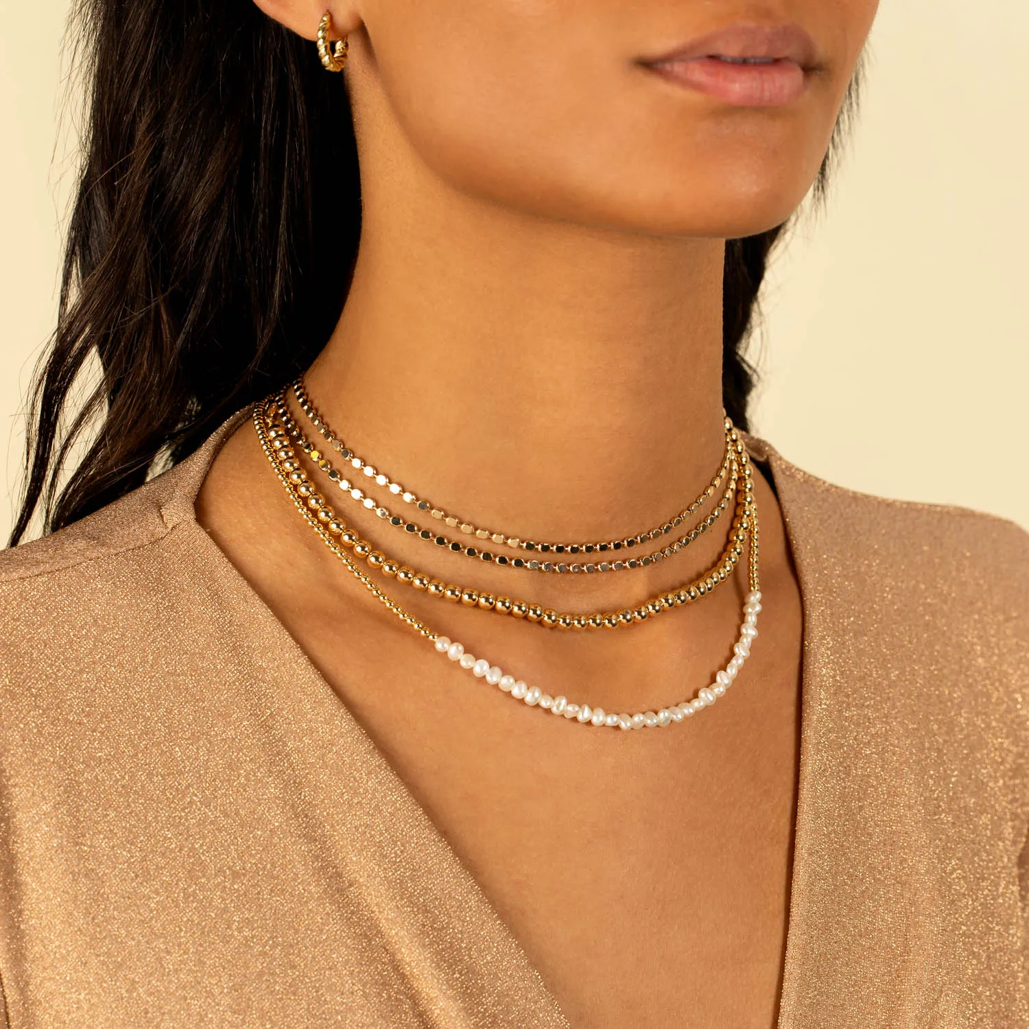 Pearl Beaded Necklace
