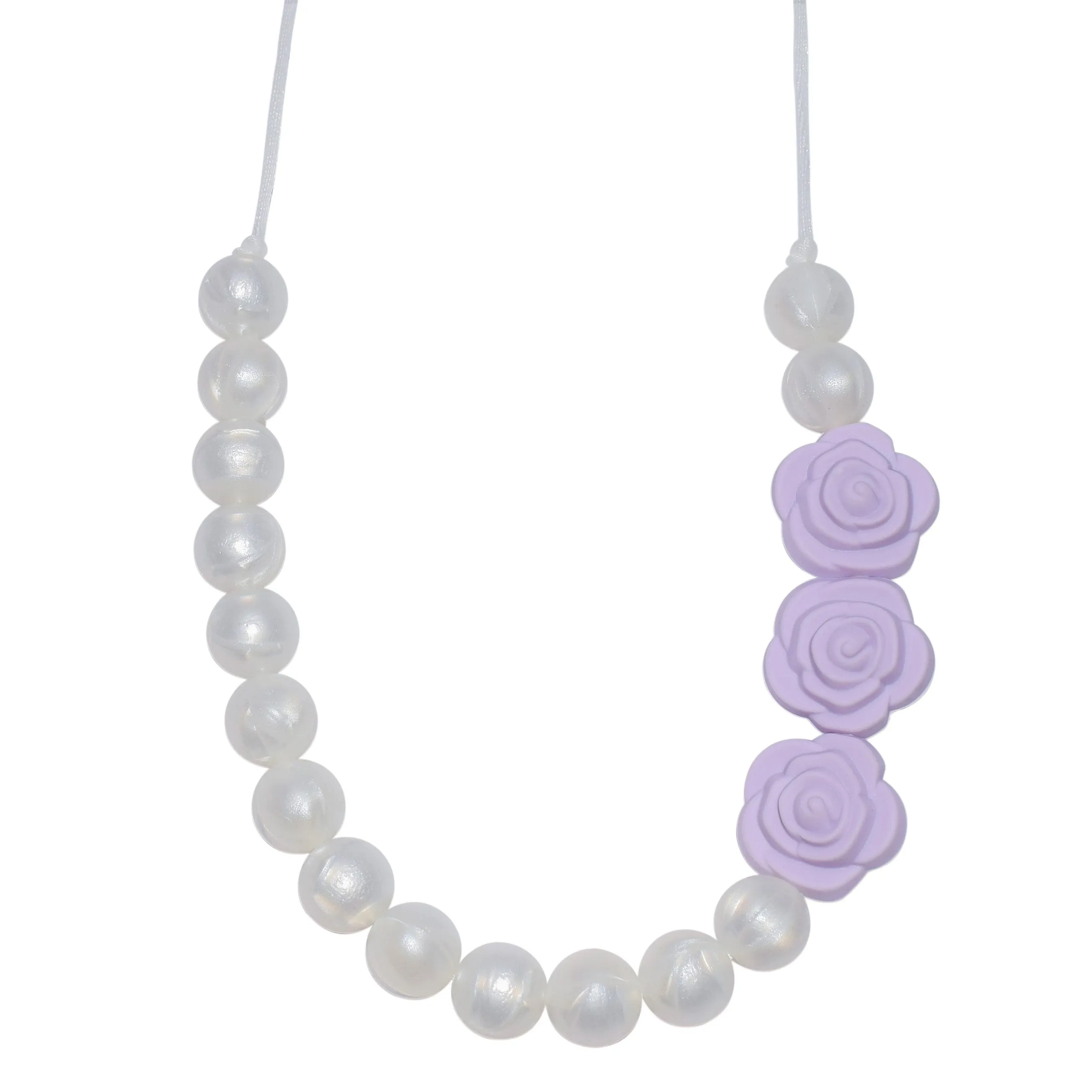 Pearl Roses Necklace