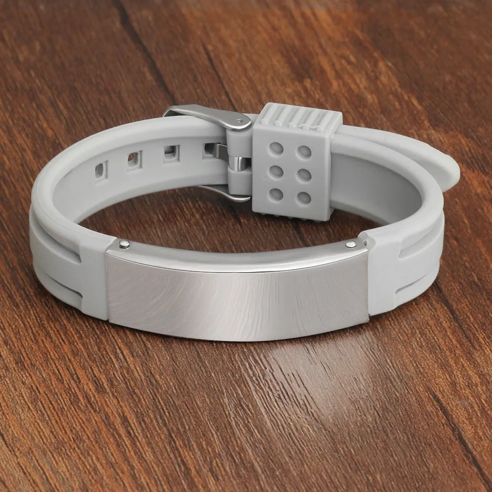Personalized Custom ID Name Engrave Bracelet