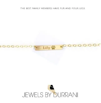 Pet Bracelet Paw Print