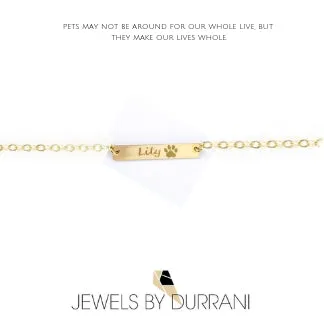 Pet Bracelet Paw Print