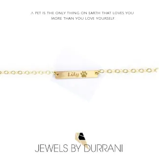 Pet Bracelet Paw Print