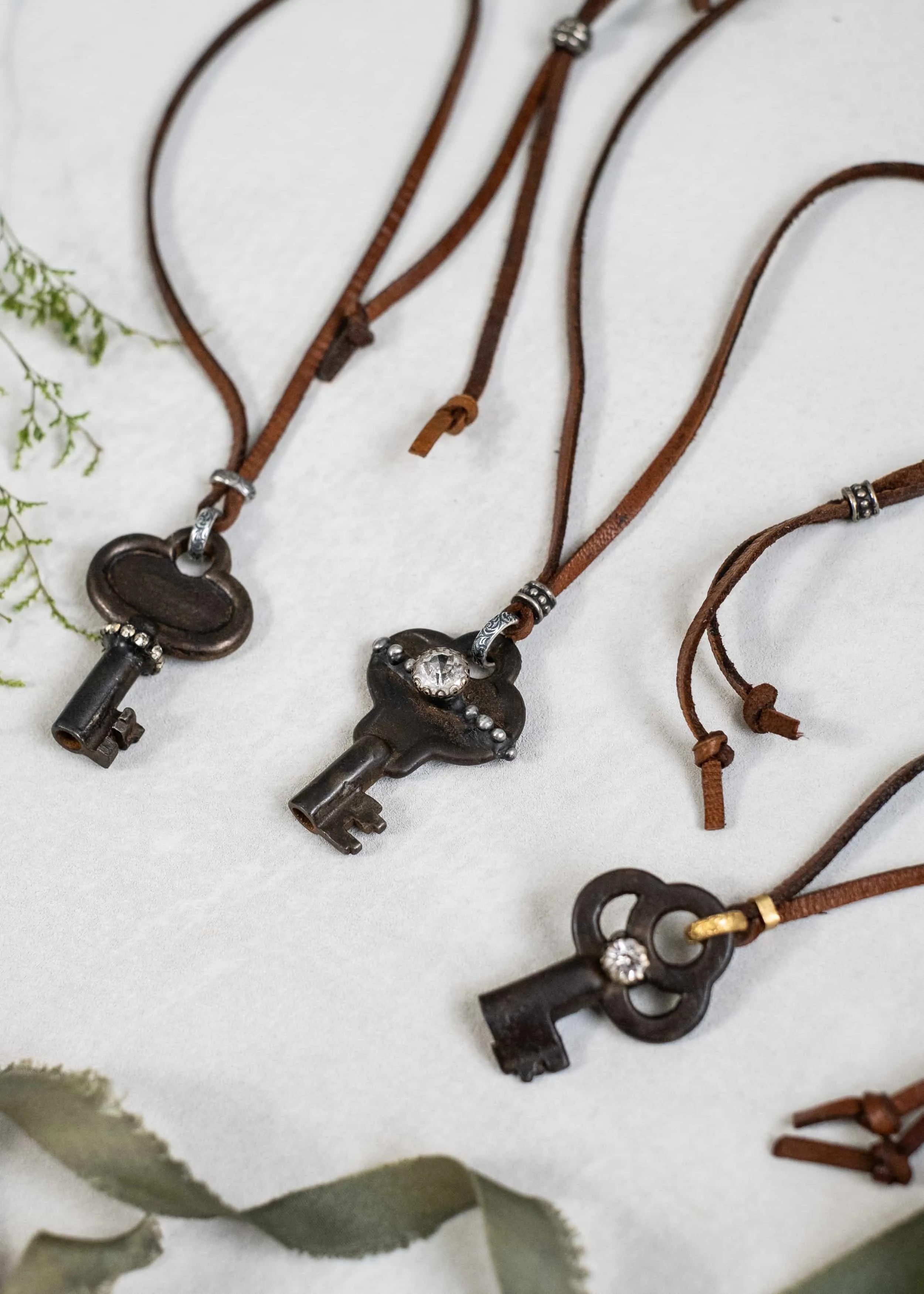 Precious Vintage Key Necklace