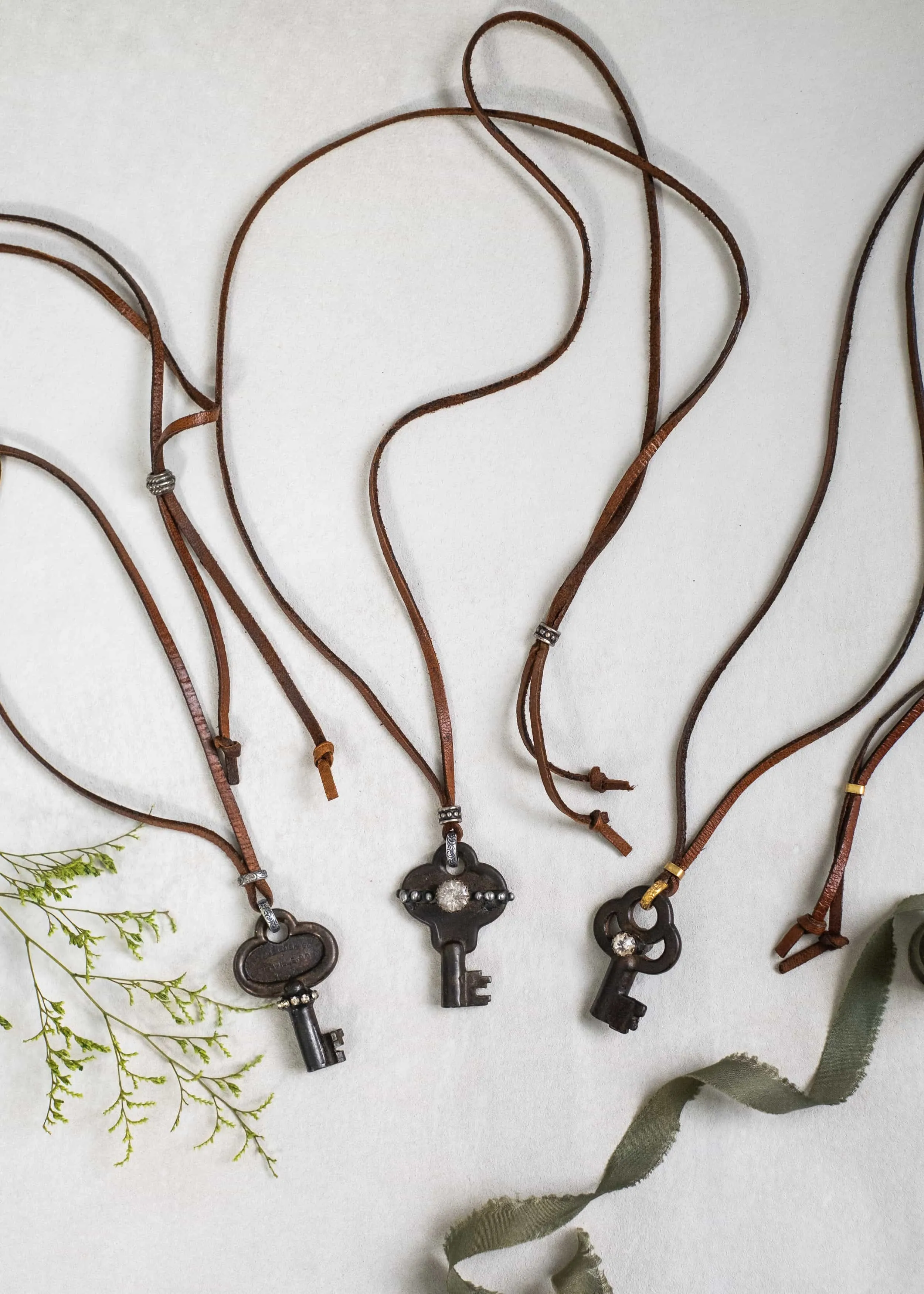 Precious Vintage Key Necklace