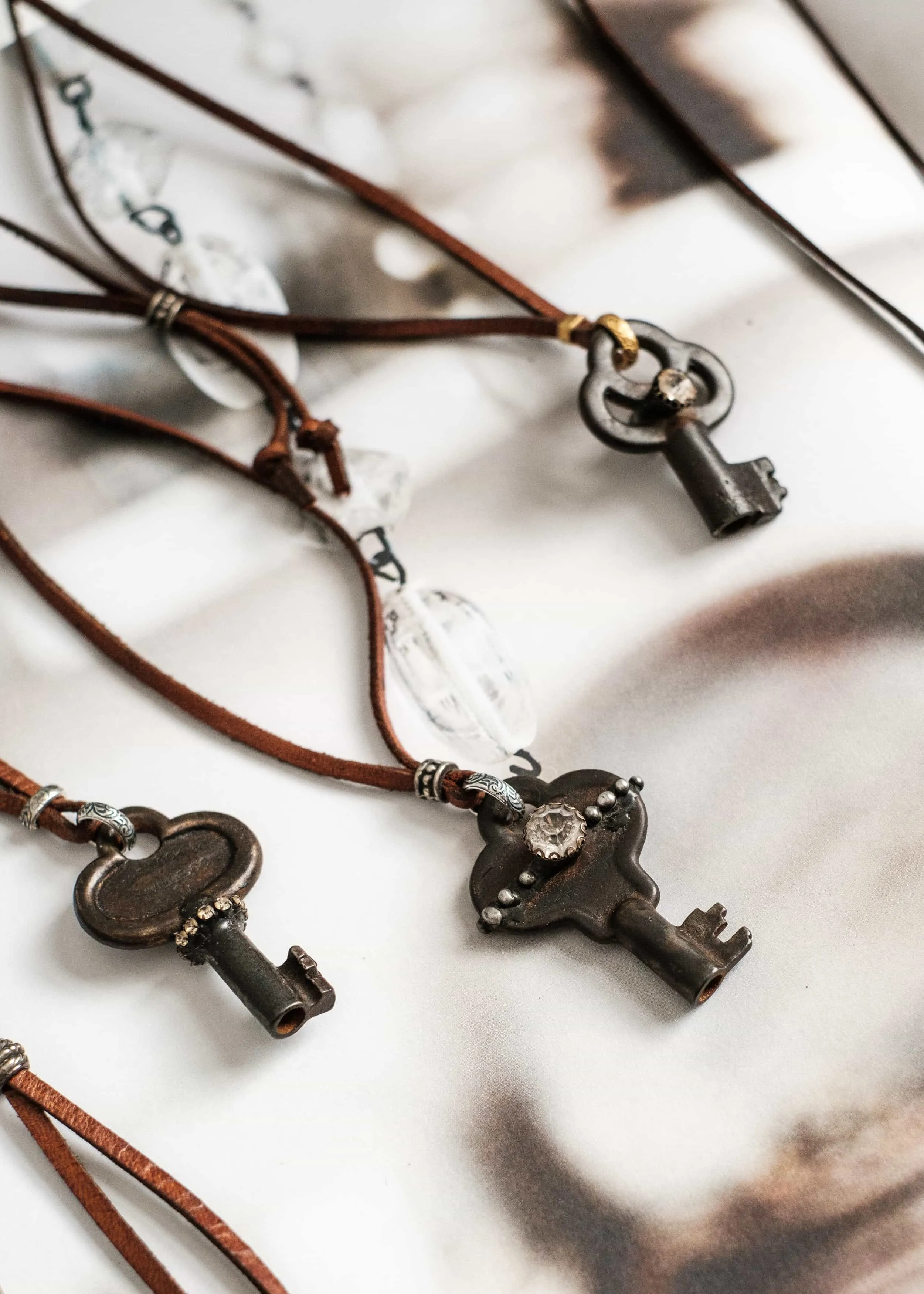 Precious Vintage Key Necklace