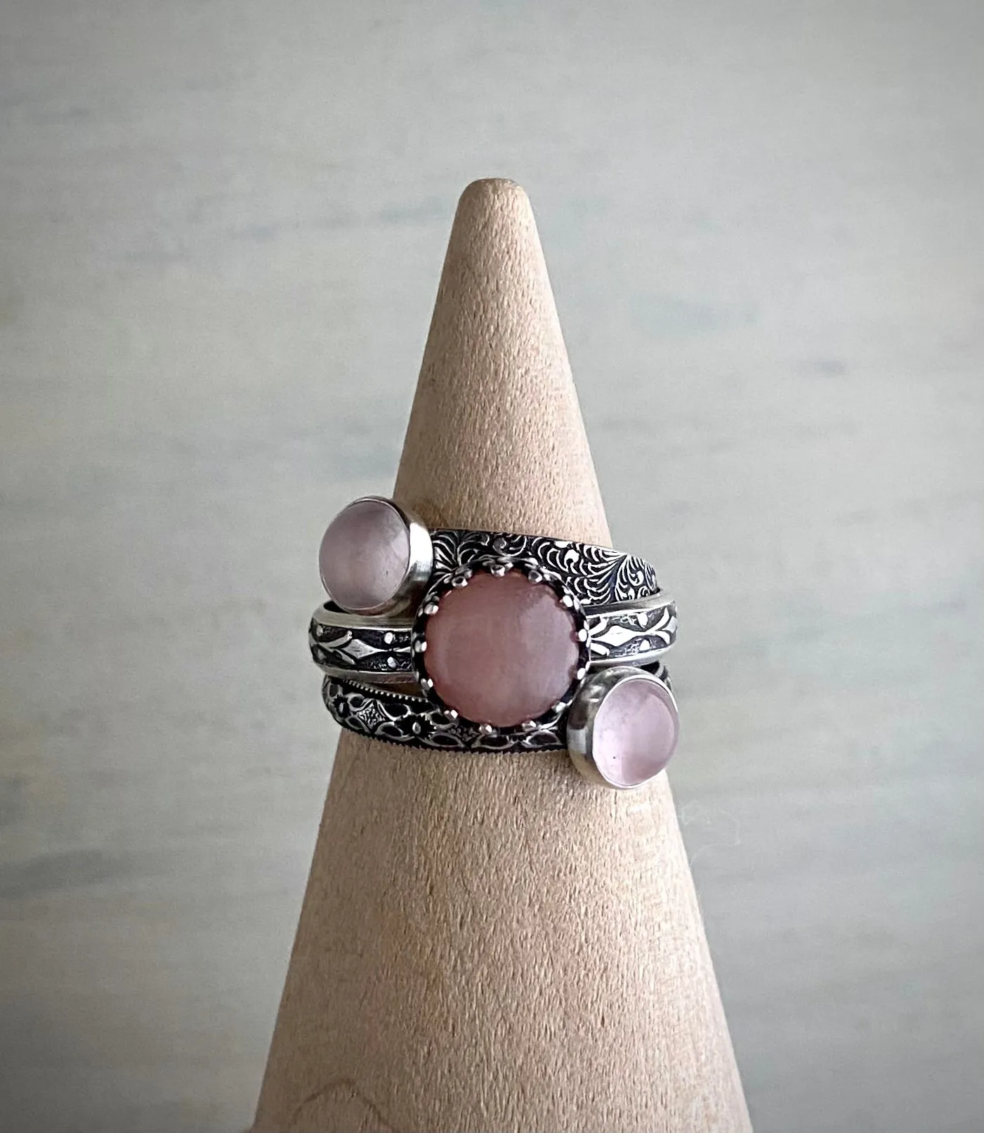 Pretty in Pink Stacker Rings