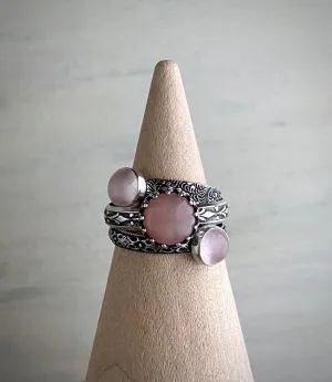 Pretty in Pink Stacker Rings