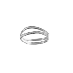 Recycled 925 Sterling Silver / Fairtrade Gold Double Nest Rings | 18ct or Silver