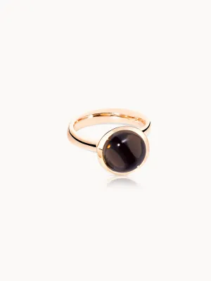 Ring BOUTON large Smoky Quartz Smoky Quartz