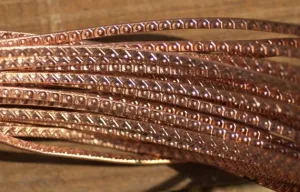 Ring Stock - Geometric Honeycomb - 3mm x 1mm