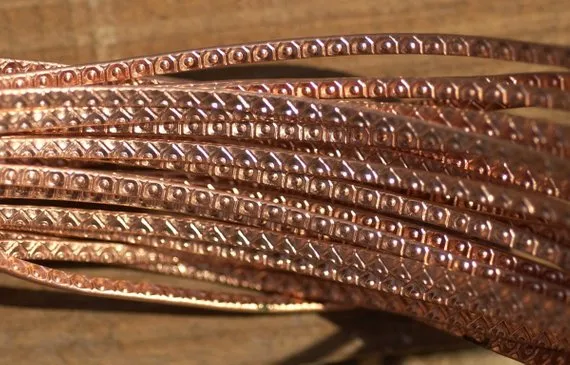 Ring Stock - Geometric Honeycomb - 3mm x 1mm