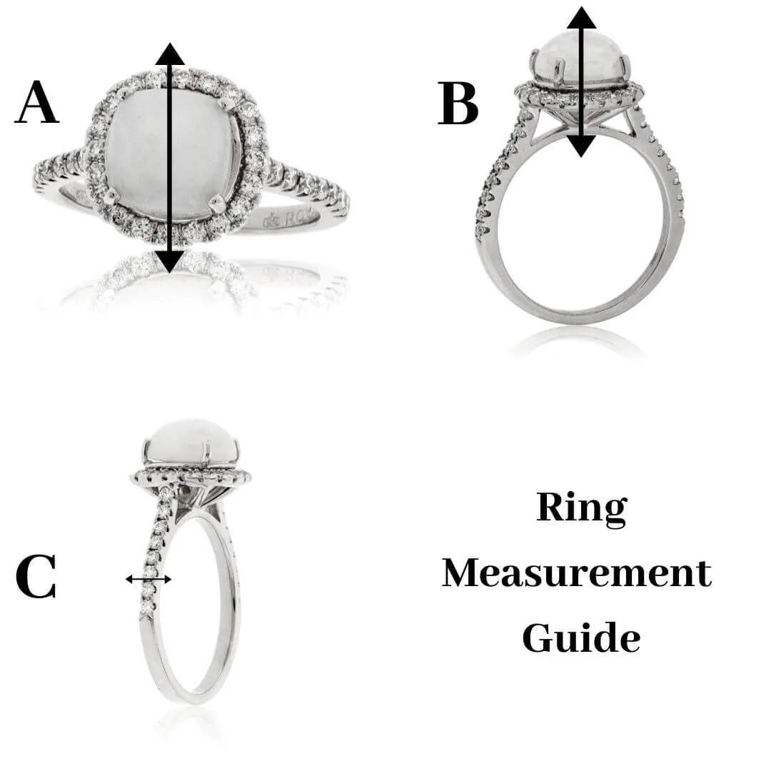 Rose Gold Oval Fancy Cut Rose Quartz Doublet and Diamond Ring