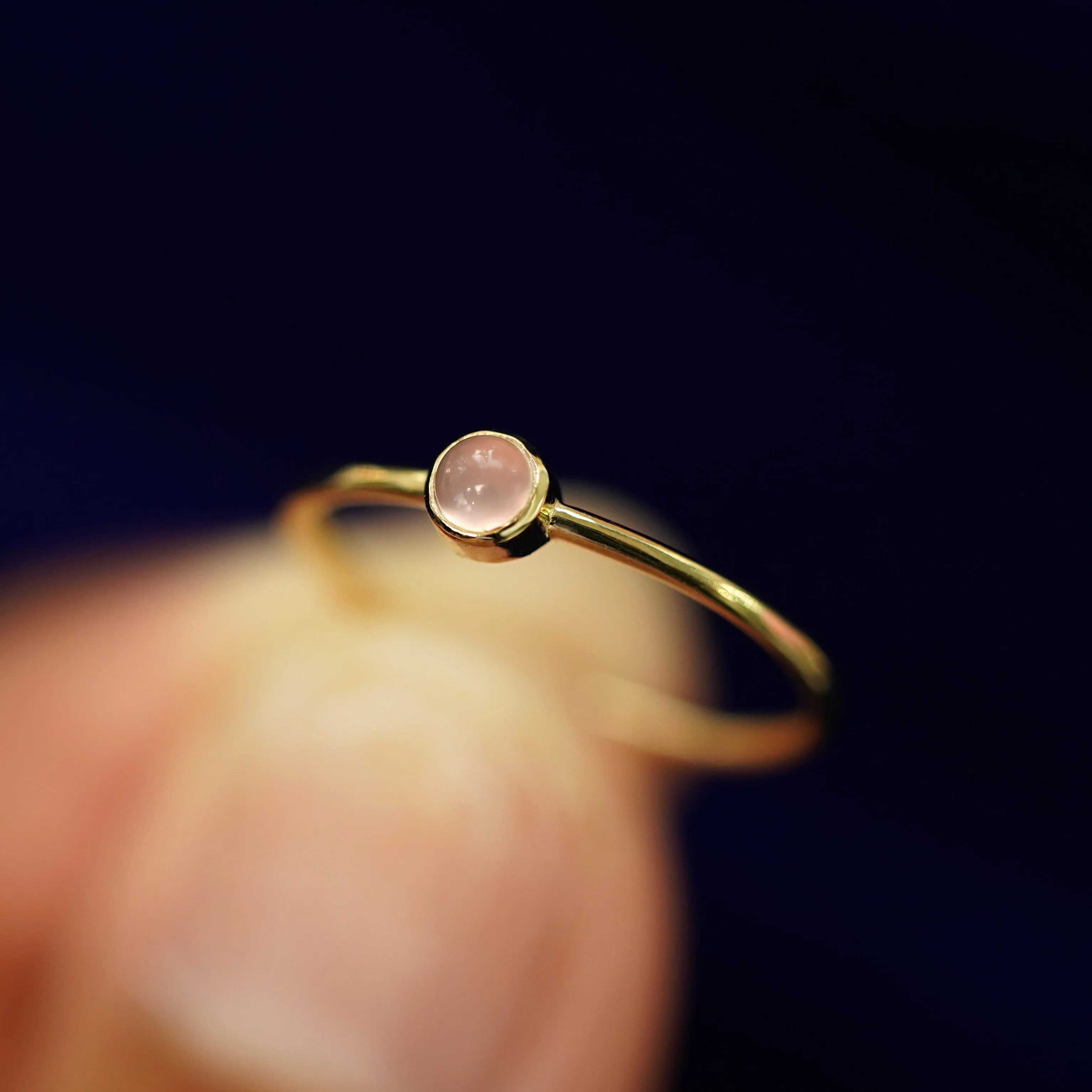 Rose Quartz Ring