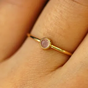 Rose Quartz Ring