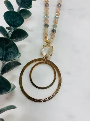 Round About Beaded Necklace