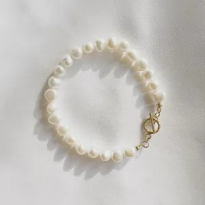 Saltwater Pearl Toggle Bracelet