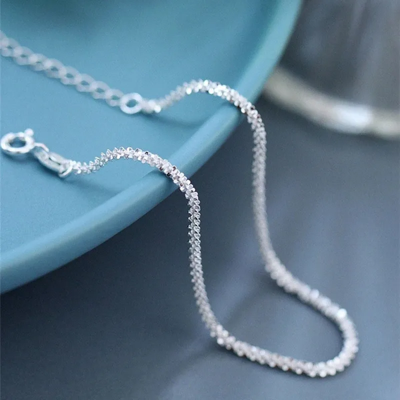 Shiny White Sapphire Bracelet Bangle For Women Jewelry Wedding Gift