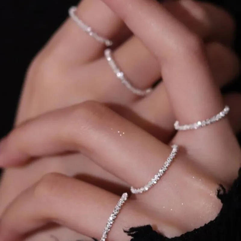 Shiny White Sapphire Bracelet Bangle For Women Jewelry Wedding Gift