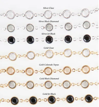 Signature Swarovski Large Crystal Necklace- MORE COLORS!