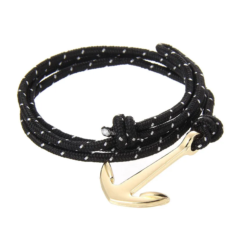 Silver Bracelet Multilayer  Leather High Quality