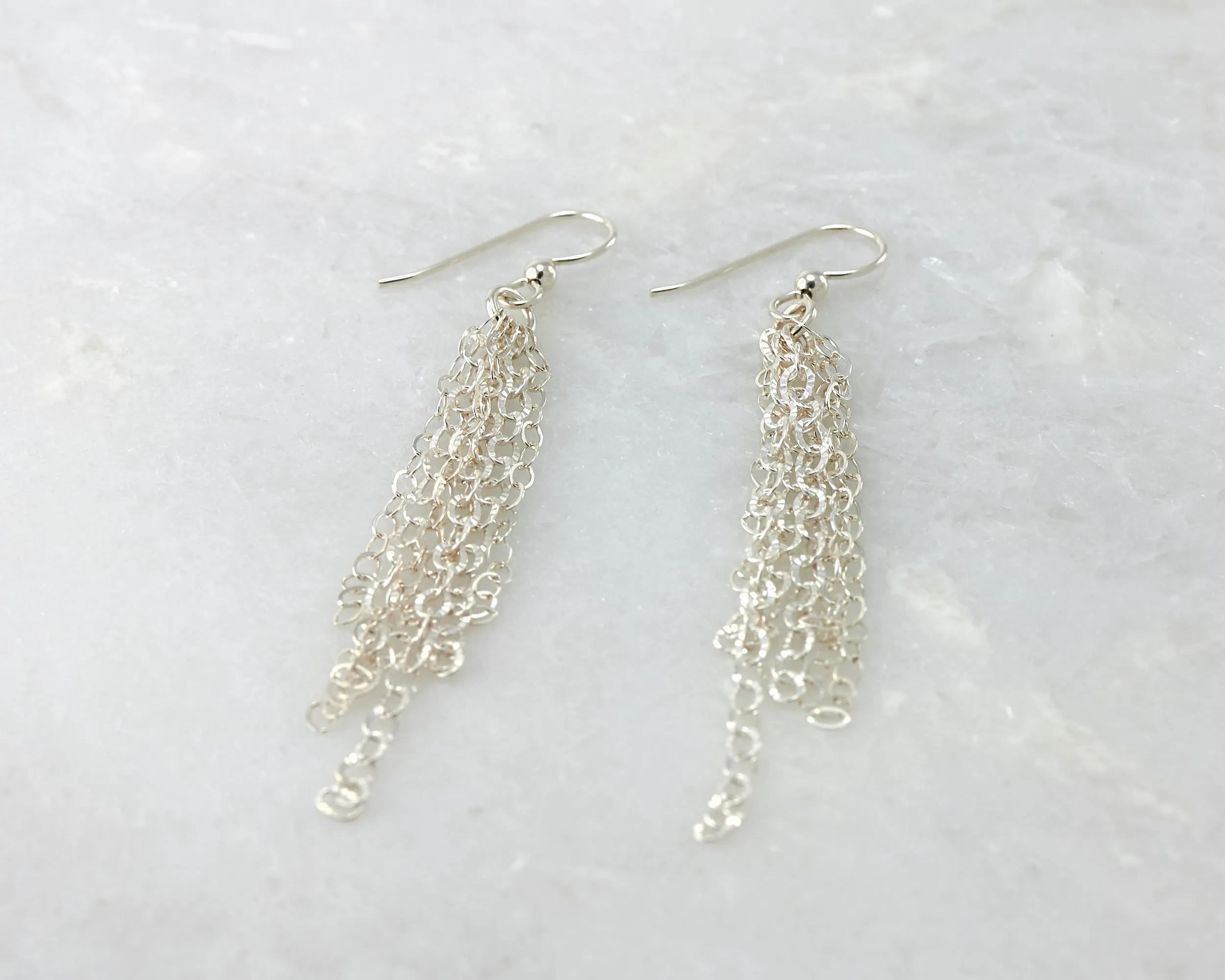 Silver Chandelier Earrings