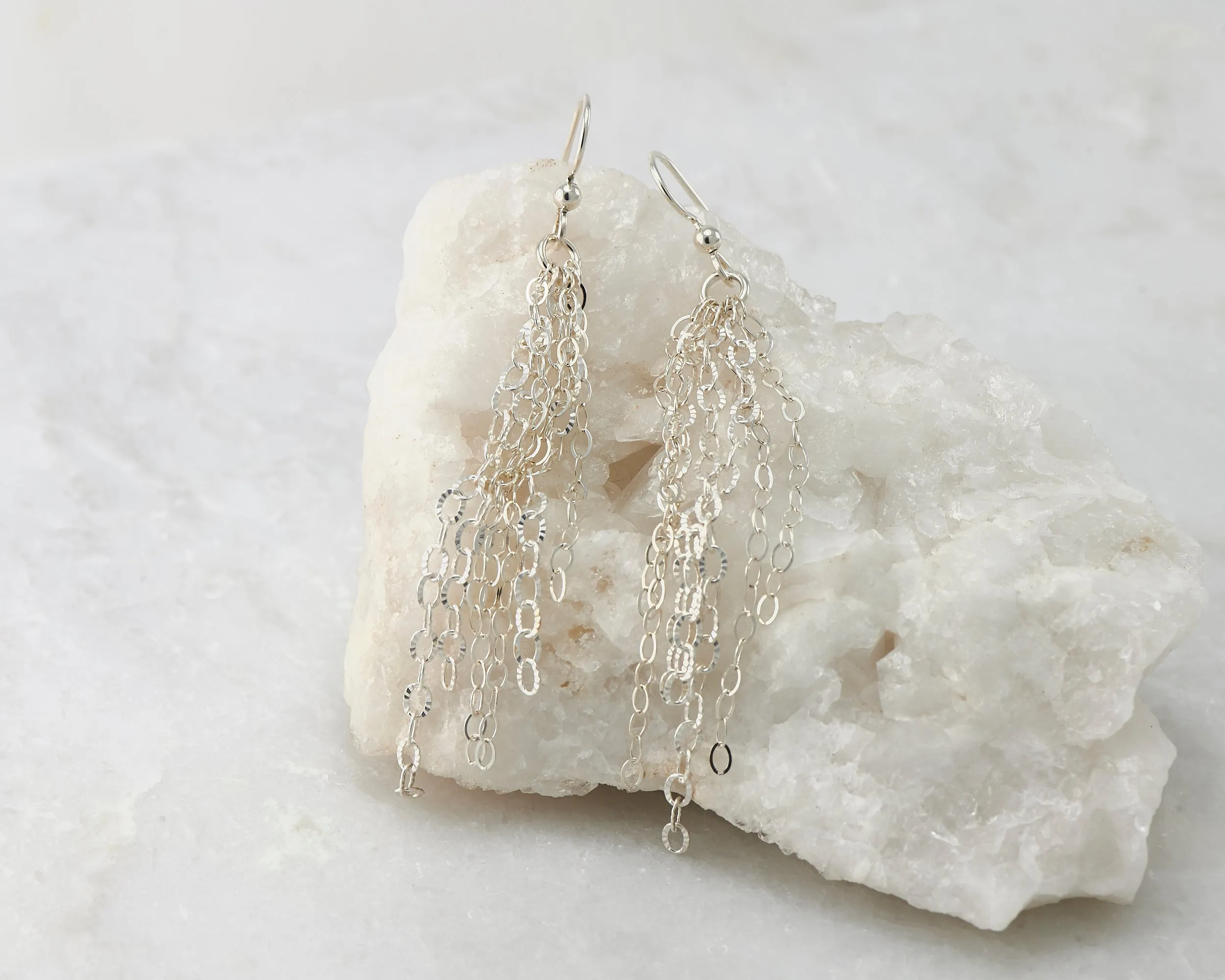 Silver Chandelier Earrings