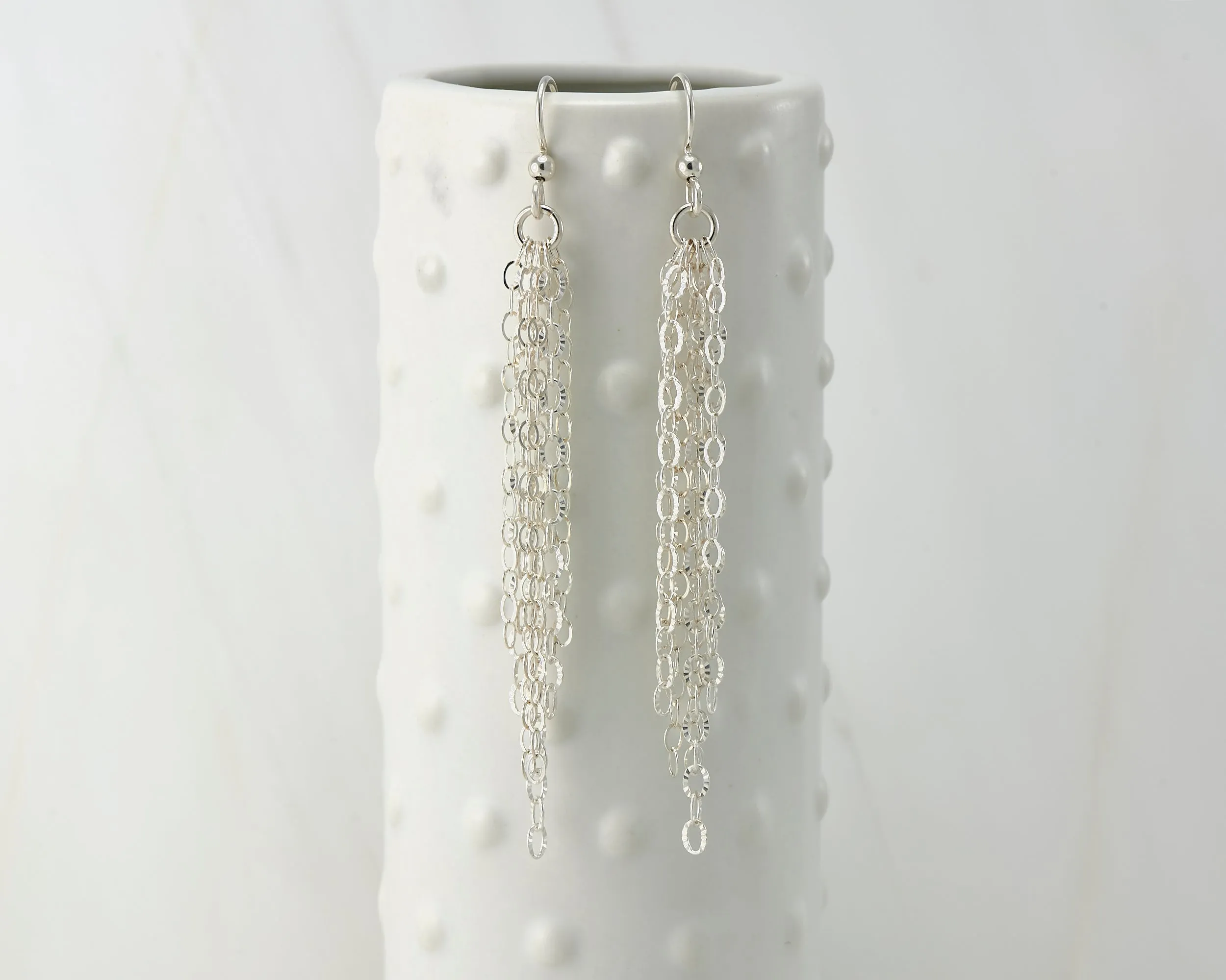 Silver Chandelier Earrings