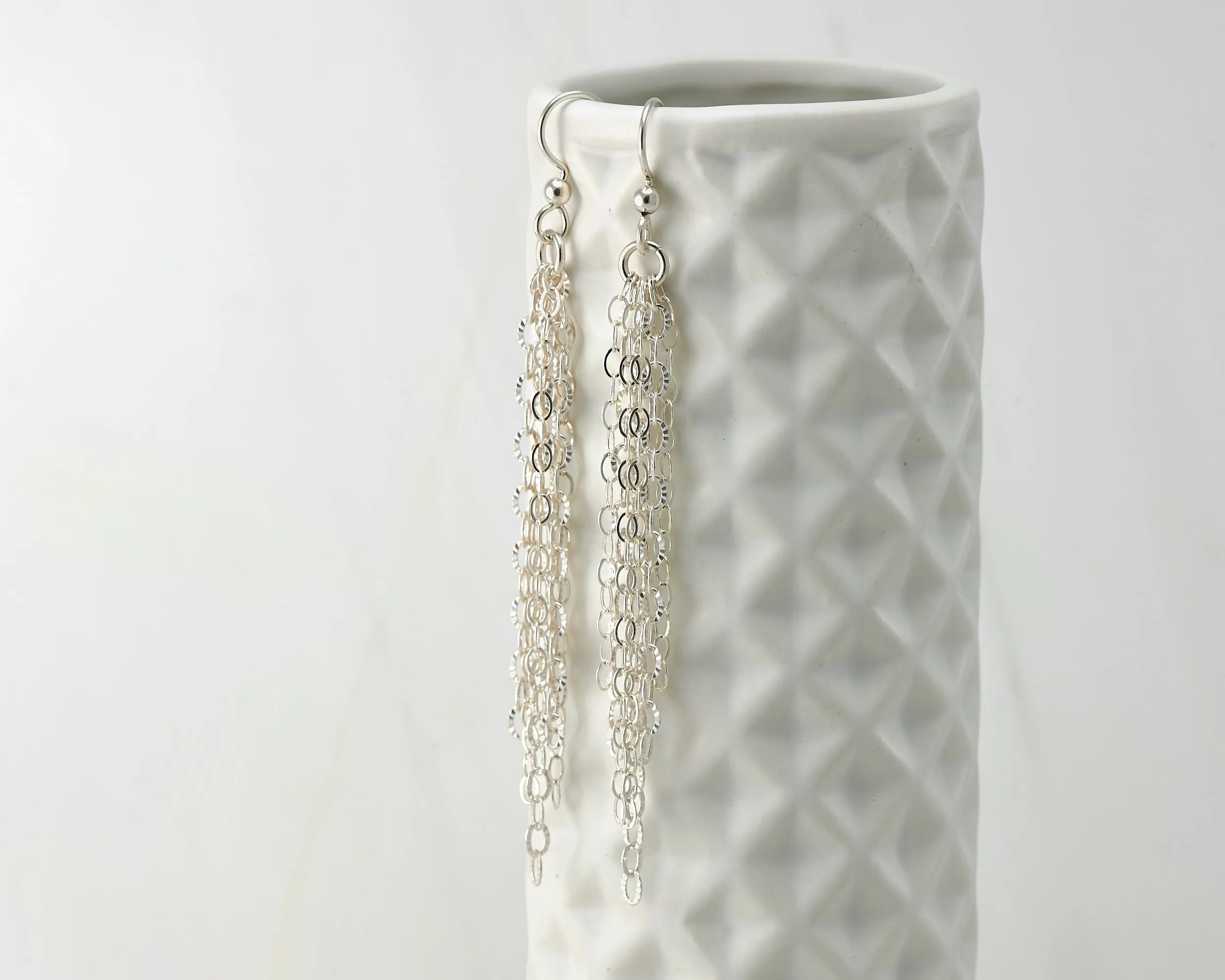 Silver Chandelier Earrings