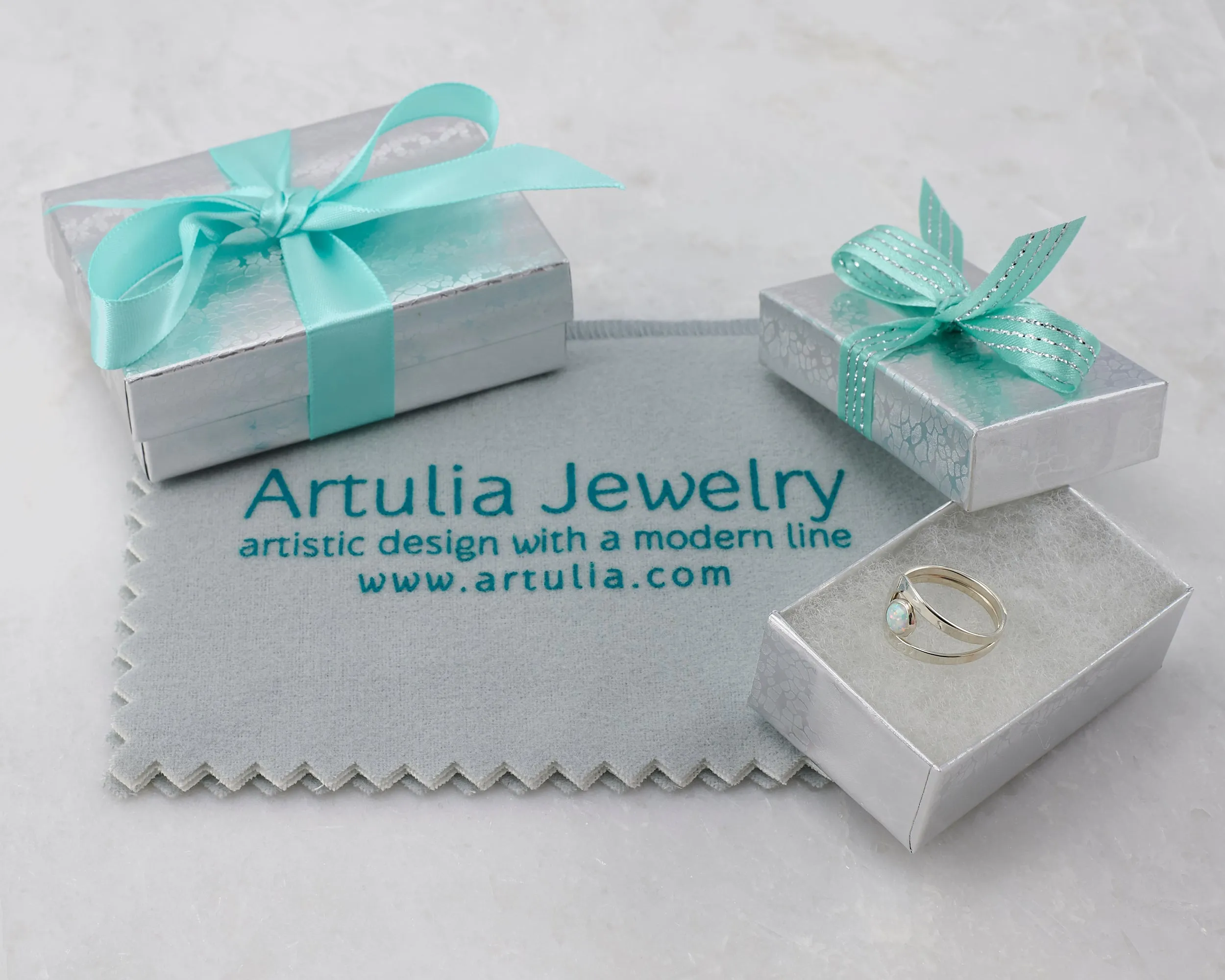Silver Circles Statement Ring