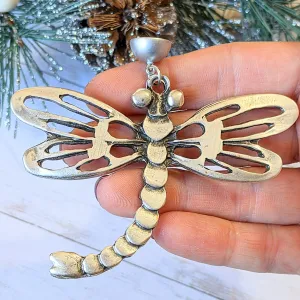 Silver Dragonfly Pendant